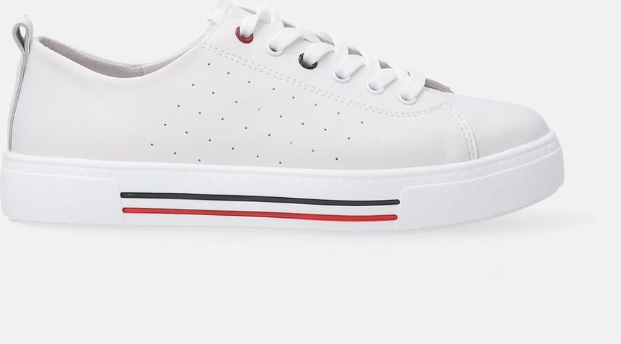 Venezia Leren sneakers Glad leer Wit