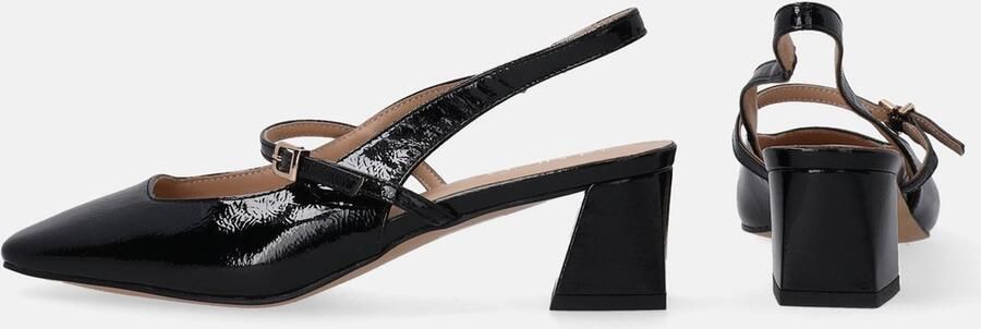 Venezia Zwarte pumps Lakleer Leren voering Hakhoogte