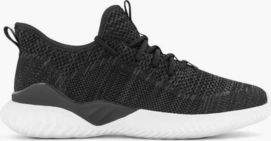 Venice Zwarte knitted sneaker light weight