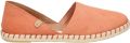 Verbenas Carmen dames espadrille Coral - Roze