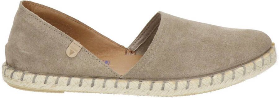 Verbenas Carmen dames espadrilles. Taupe