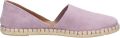 VERBENAS Espadrilles met karakteristieke jute-rand rondom - Paars