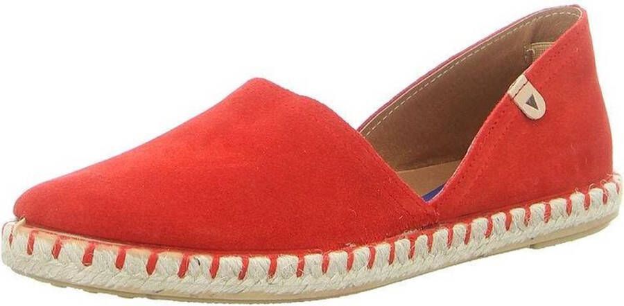 Verbenas Dames Espadrilles Carmen Rood