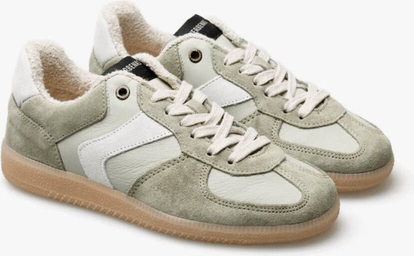 Verbenas Dames Sneaker Sora Savage Serraje KAKI
