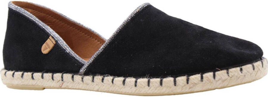 Verbenas Espadrille Zwart