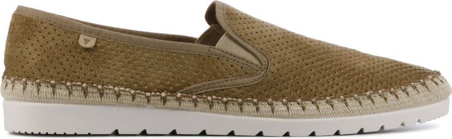 Verbenas Espadrilles Heren Instapper Herenschoenen Suède Boris Beige