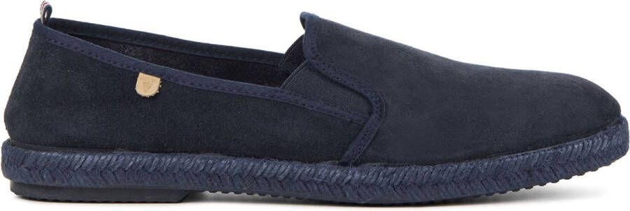 Verbenas Espadrilles Heren Instappers Herenschoenen Suède Troy Blauw