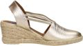 Verbenas Maika Sandalen Touwzool Goudkleur - Goud