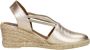 Verbenas Maika Sandalen Touwzool Goudkleur - Thumbnail 1