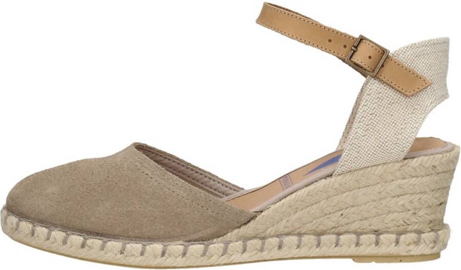 Verbenas Malena Sandalen Touwzool taupe