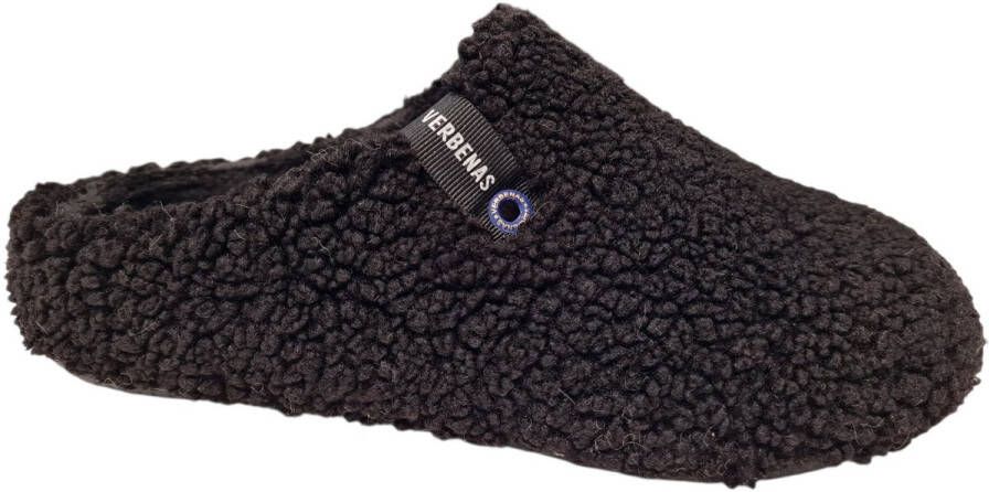 Verbenas York Nairobi Zwarte Open Dames Pantoffels