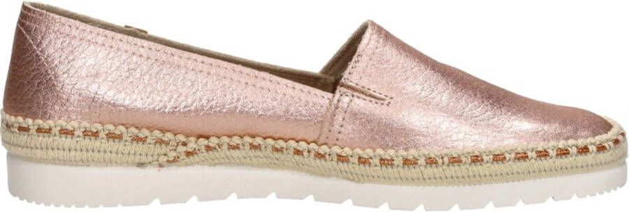 Verbenas Noa Nucleo metal leren espadrilles roze metallic - Foto 2