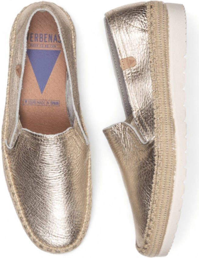 Verbenas Nuria Espadrilles Goud