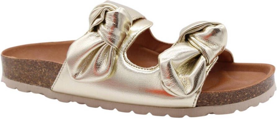 Verbenas Rain Lame Slippers Dames Goud