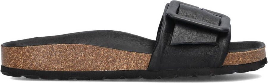 VERBENAS Slippers Dames Reiko Maat: 36 Materiaal: Leer Kleur: Zwart