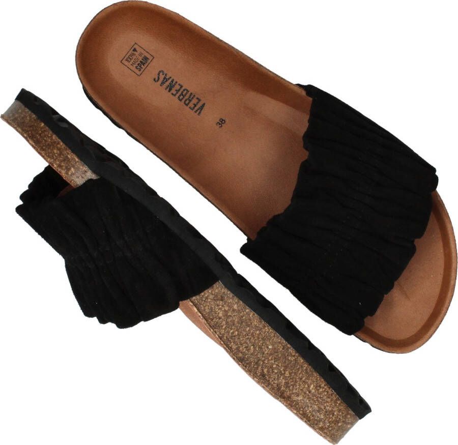 Verbenas Risha Slippers Zwart