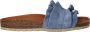 Verbenas Rocio Serraje Slippers Dames Blauw - Thumbnail 1