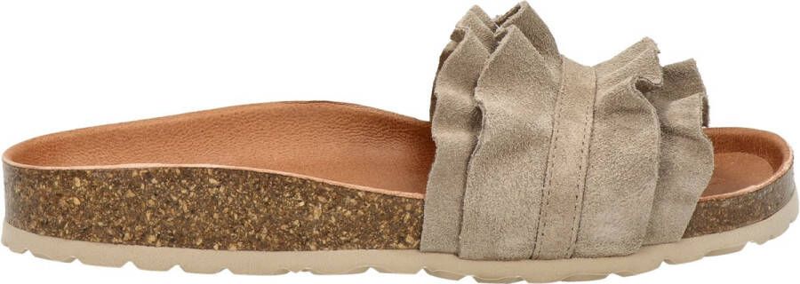 Verbenas Rocio Slippers Dames Taupe