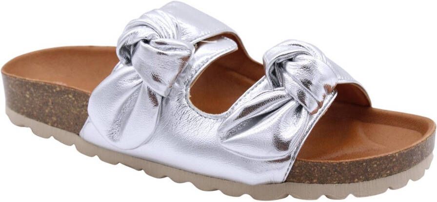 VERBENAS Slippers RUTH LATO METAL zomerschoen slippers met twee verstelbare gespen