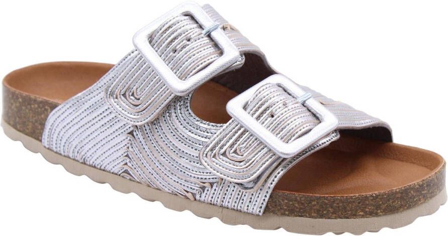 VERBENAS Slippers RUTH LATO METAL zomerschoen slippers met twee verstelbare gespen
