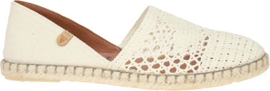 VERBENAS Espadrilles Carmen Crochet-Lino Paris slippers zomerschoen strandschoen in haak-look