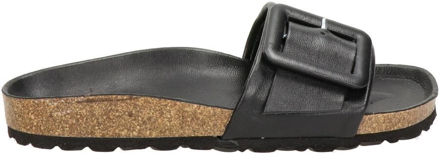 Verbenas 3304020014 Reiko Ecobrush Damesschoenen Muiltjes Zwart