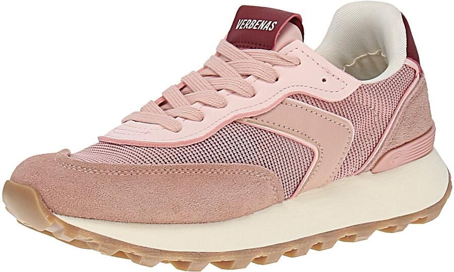 Verbenas 6701671028 Clodette Dinan Damestrainers 665-Nude-Burgundy