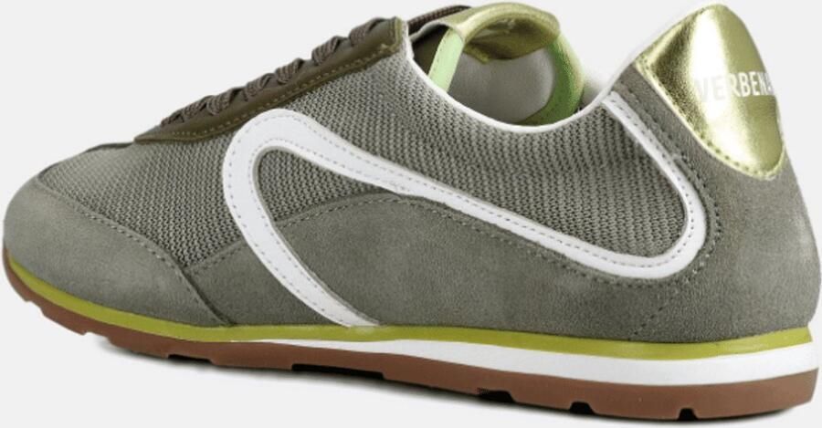Verbenas Dames Sneaker Jamaica Kaki Groen