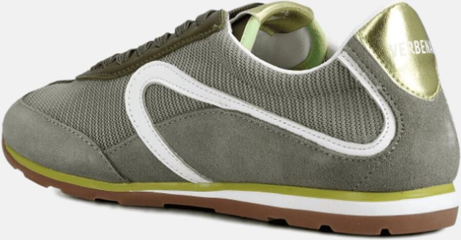Verbenas Dames Sneaker Jamaica Kaki Groen