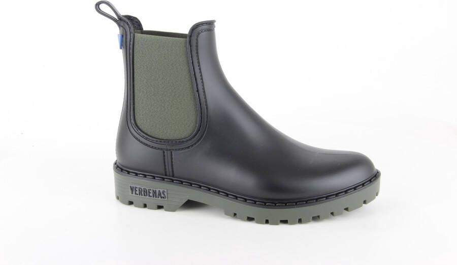 Verbenas 5760020434 Gaudi Mate Dames Chelsea Laarzen Negro-Kaki