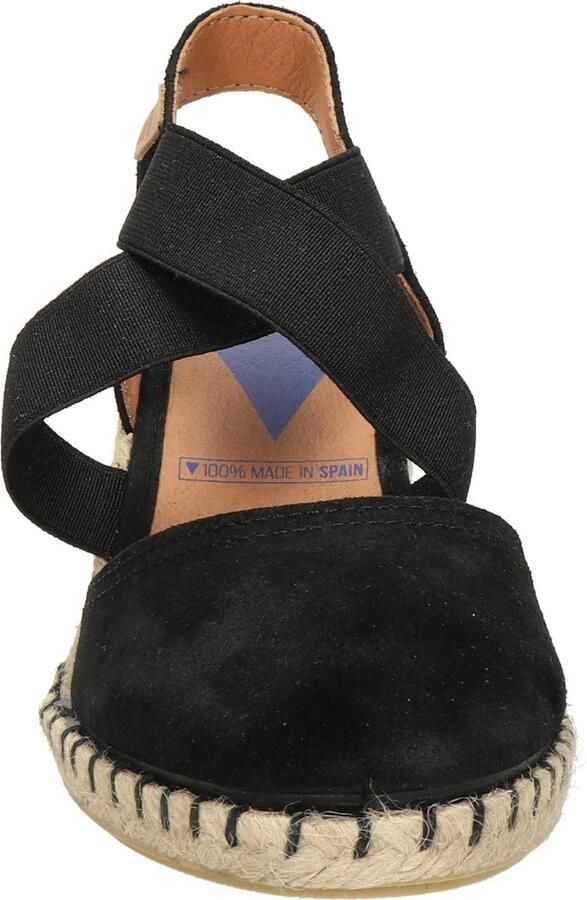 Verbenas Mila Serraje suède espadrilles zwart - Foto 8