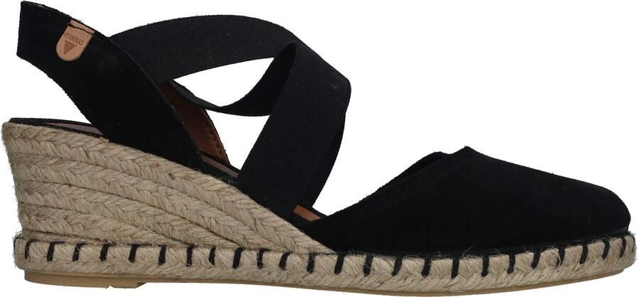 Verbenas Mila Serraje suède espadrilles zwart - Foto 13