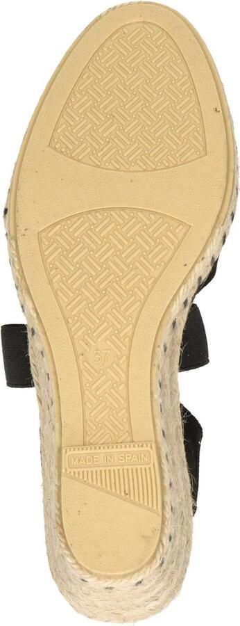 Verbenas Mila Serraje suède espadrilles zwart - Foto 4
