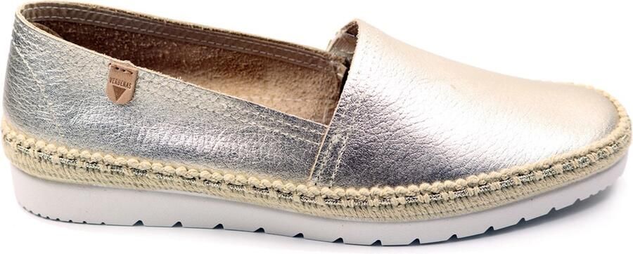VERBENAS Espadrilles Dames Noa Leer Goud - Foto 13