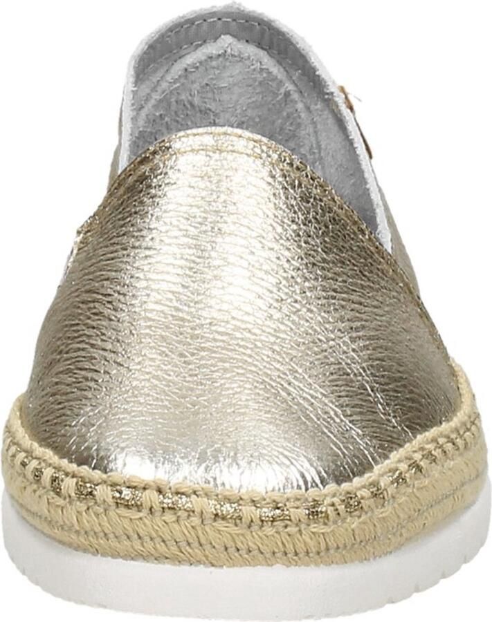 VERBENAS Espadrilles Dames Noa Leer Goud - Foto 9