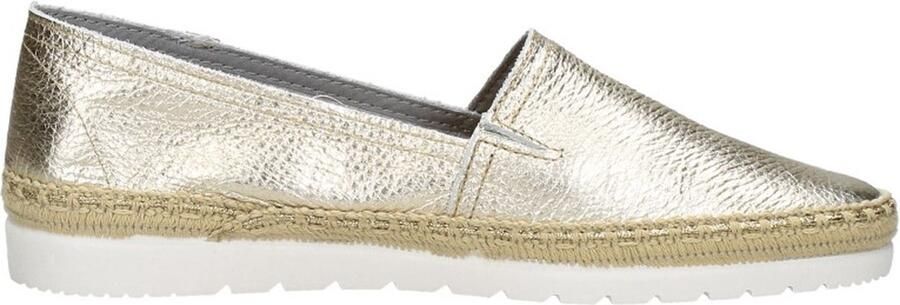 VERBENAS Espadrilles Dames Noa Leer Goud - Foto 16
