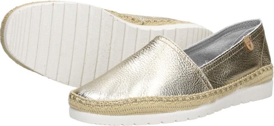 VERBENAS Espadrilles Dames Noa Leer Goud - Foto 11