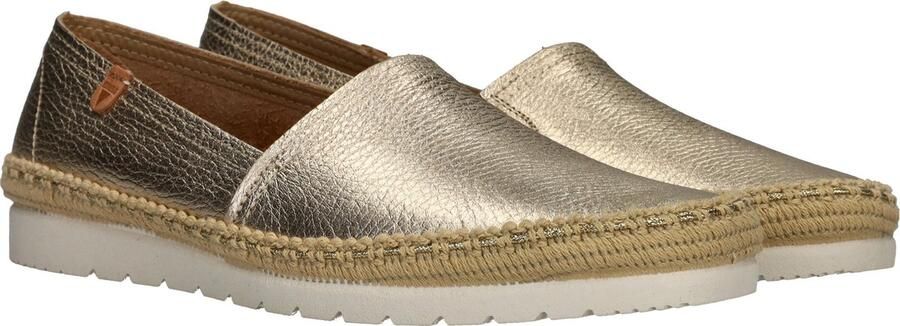 VERBENAS Espadrilles Dames Noa Leer Goud - Foto 14