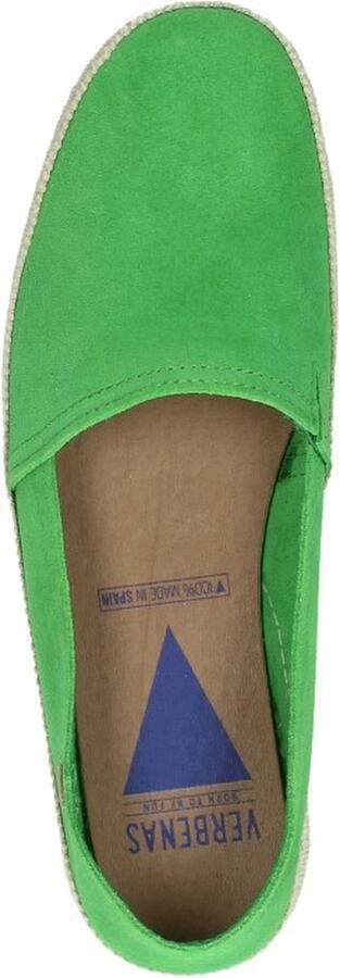 Verbenas Noa Serraje suède espadrilles groen - Foto 5
