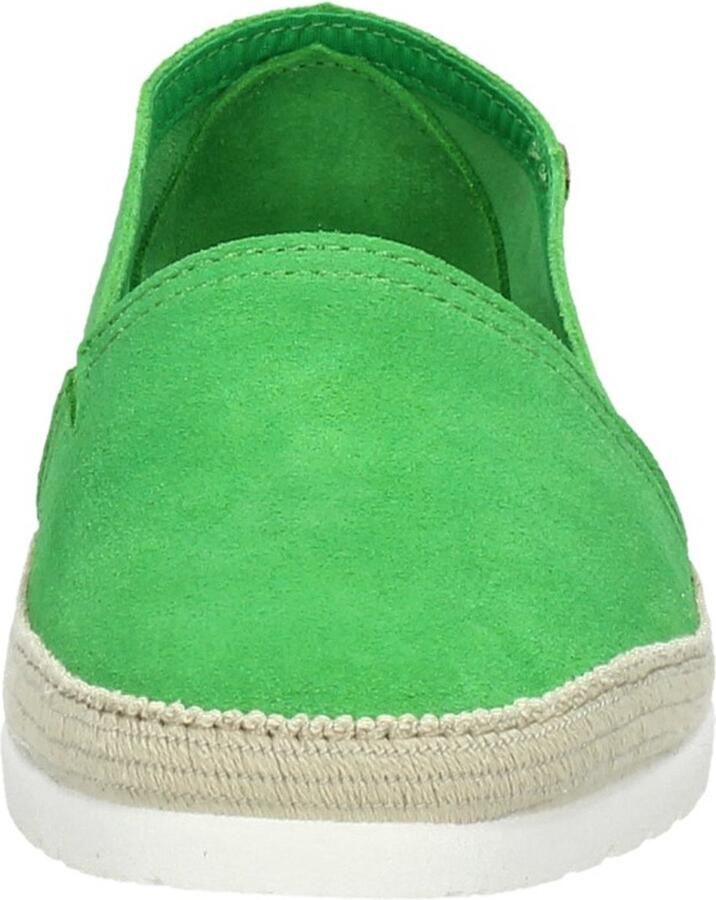 Verbenas Noa Serraje suède espadrilles groen - Foto 3