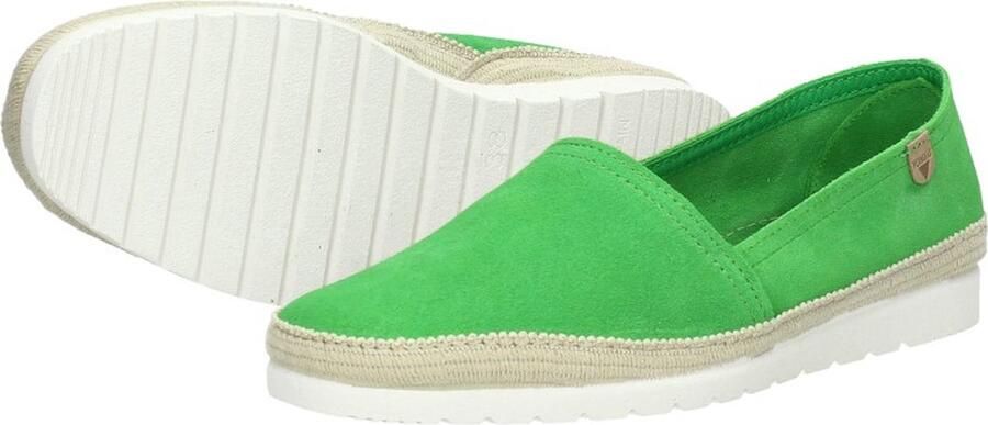 Verbenas Noa Serraje suède espadrilles groen - Foto 4