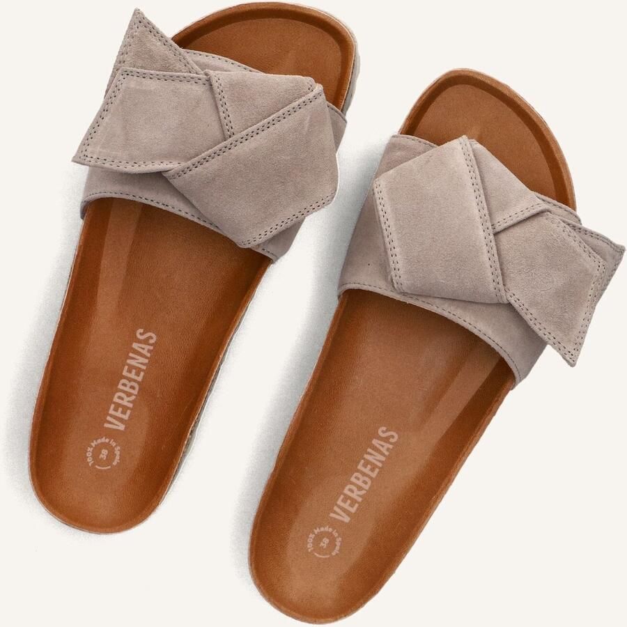VERBENAS Slippers Dames Rani Maat: 41 Materiaal: Suède Kleur: Beige - Foto 2