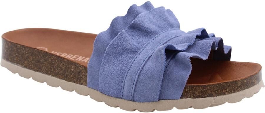 Verbenas Rocio Serraje Slippers Dames Blauw