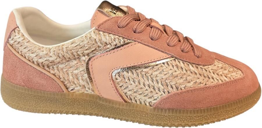 Verbenas Sound Tropic Salmone Alba Sneakers Roze Suede Dames Roze