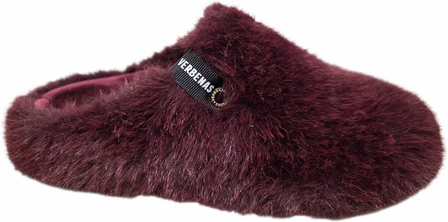 Verbenas York Budapest Burdeos Pantoffels Open Sloffen Rood Synthetisch Dames Rood
