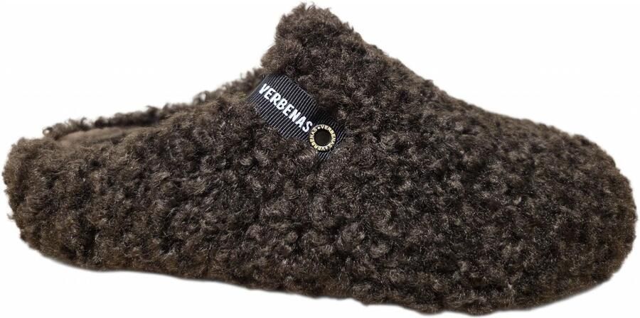 Verbenas York Curly Muiltjes Dames Bruin