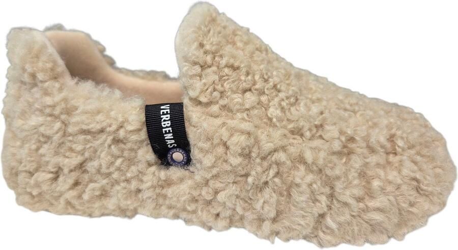 Verbenas Yuk Curly Beige Gesloten Dames Pantoffels Beige - Foto 2