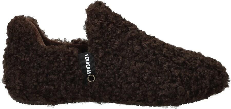 Verbenas Yuk Curly Pantoffels Dames Bruin