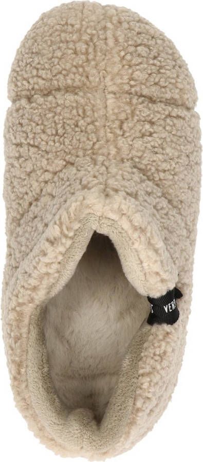 Verbenas Yeti Pantoffels Sloffen Dames Beige