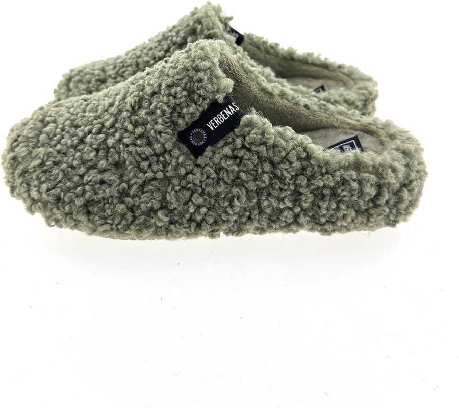 VERBENAS Pantoffels pantoffel homeslipper clog in knuffelige uitstraling